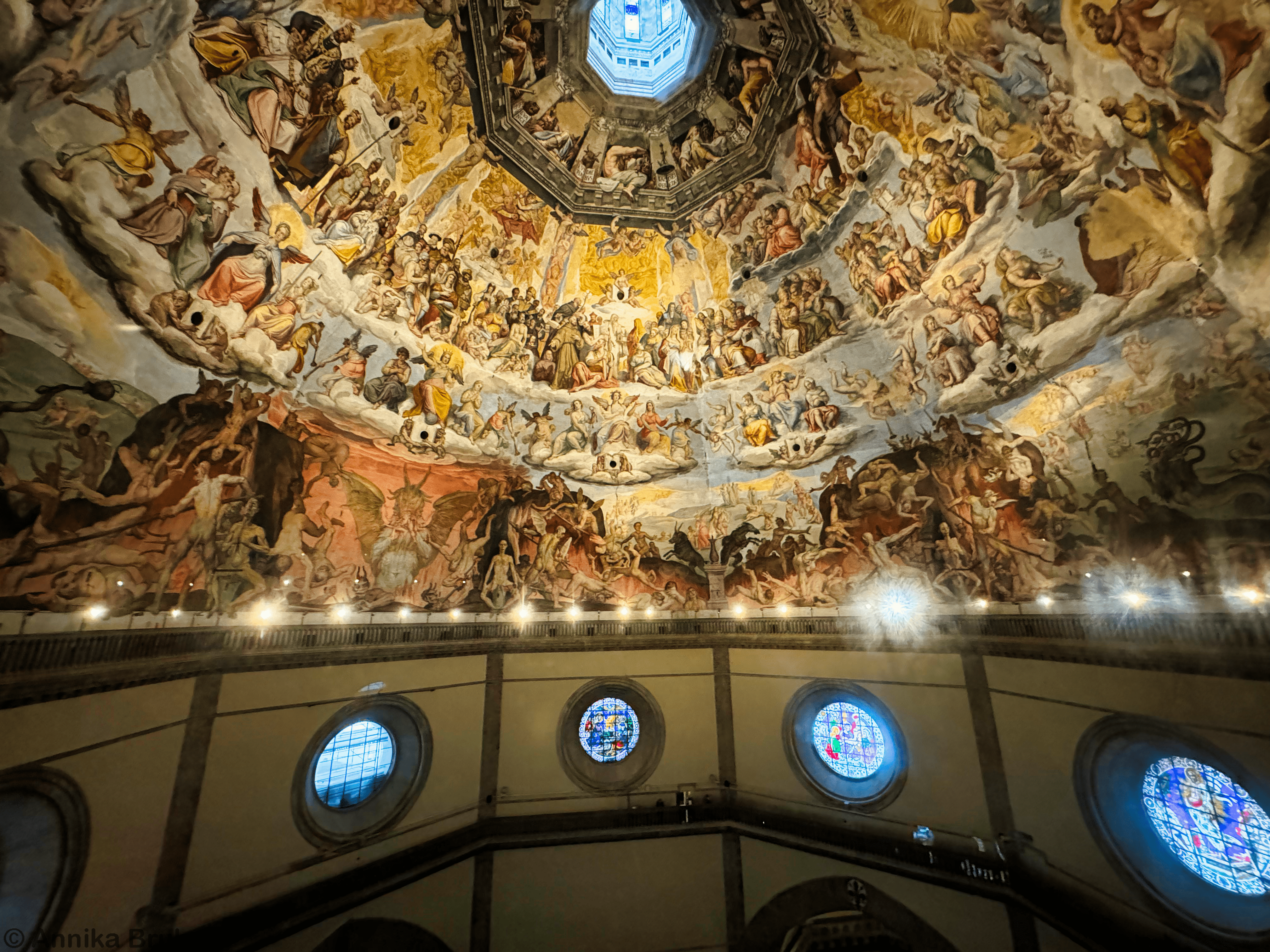 Brunelleschi's Kuppel von innen